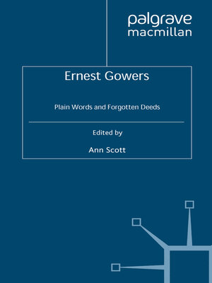 cover image of Ernest Gowers